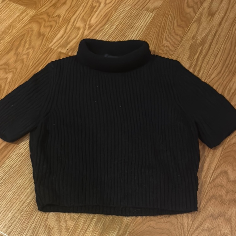 House of Harlow 1960 Black Cowl Neck Sweater